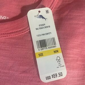 Tommy Bahama Pink Crew Neck Shirt